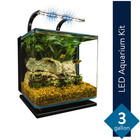 Marineland 3 Gallon Aquarium Kit  Glass Fish Tank With Filter And Led Lights
