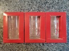 New Set Of 3 Sobieski Vodka Shot Glasses 2 Oz  Embossed Logo   Lion Heavy Glass