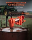 Vevor Fuel Transfer Pump 110v Electric Oil Diesel Kerosene Pump 15 Gpm 57 L min
