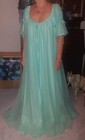 Rare Vintage Claire Sandra Lucie Ann Beverly Hills Chiffon Peignoir  Set