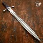Custom Handmade Hybrid Pine Cone Handle Short Sword Dagger Knife Impact Cutlery