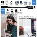 Usb To 3 5mm Jack Audio Adapter Headphone Microphone External Sound Card Aux    