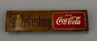 Vintage Coca-cola Wooden Sign  stamped Kays Displays Inc  New York 