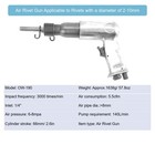 190 Type Handheld Air Riveter Gun Round Head Air Rivet Nut Gun Professional P   