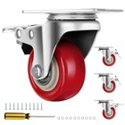 Caster Wheels 2 Inch  Heavy Duty Caster Wheels Set Of 4  Swivel Castor 2 Inches