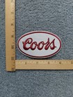 1  Coors Beer Oval Iron On Patch  Free Shipping