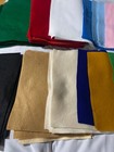 Lot Of 75 Craft Felt Pieces 9x12  26 Red 12 Green 12 Off White   Tan 25 Assorted