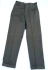 Vintage 1950s Days Wool Ranger Whipcord Trouser Cuffed Pants 32 Usa Rockabilly