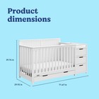 Graco Hadley 5-in-1 Convertible Crib And Changer With Drawer