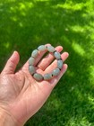 Beautiful High-quality Qinghua Nephrite Jade Bead Bracelet H184