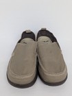 Crocs Walu Slip On Loafers Casual Comfort Canvas Shoes Tan Men s Size 11