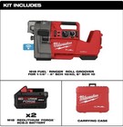 Milwaukee 2927-22 M18 Fuel 18v Ringer Roll Groover For 1-1 4  To 4  Sch 10 40