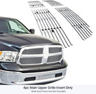 Premium 304 Stainless Steel Chrome Horizontal Billet Grille Grill Insert Compati