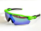 Oakley Radar Ev Patn Oo9208 Sunglasses Green Frame Black Foot Green Polarization