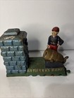 Vintage Cast Iron  artillery Bank  Mechanical Coin Bank
