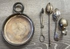 Sterling Silver Lot  antique Scrap  Usable Spoons  - 196 Grams