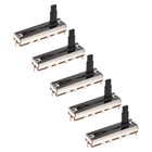 5pcs Straight Single Linear Slide Potentiometer 3 Pin B100k 35mm l  20mm