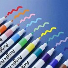 12-60 Color Acrylic Marker Pen Set With Soft Tips For Painting And Art