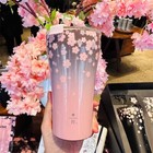 Starbucks China 2023 Reserve Artist Limited Pink Black Sakura Ss 12oz Tumbler