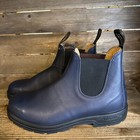 New Mens Blundstone Original 2246 Blue Leather Sneaker Ankle Boots Size 12 M