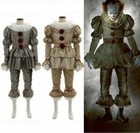 Halloween Men Kids Stephen King s It Pennywise Clown Cosplay Joker Costume Suit