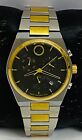 Excellent Movado Quartz Chronograph Black Dial Date Indicator Man s Wrist Watch