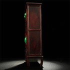 Chinese Antiques Mahogany Inlaid Gemstones Pocket Small Cabinet