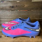 Womens Nike Jr  Hypervenom Phelon Fg Pink Pow Polar Soccer Cleats Shoes Size 7 M
