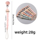 Dummy Clip Baby Boys Girls Pacifier Soother Chain Holder Strap Clips Silicone