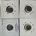 Lot Of 4  Three Cent Silver Trimes   90 Silver