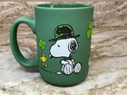 Peanuts Snoopy And Woodstock Lucky Clover St Patrick s Day Coffee Mug New