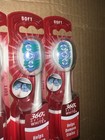 Colgate 360 Optic White Manual Stain Removal Toothbrush Soft Bristle -lot Of 6