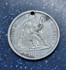 Usa 1883 Seated Liberty 10c  900 Love Token Very Detailed Wwe 240996