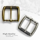 Antiqued Finish Single Prong Replacement Roller Belt Buckle  Fits 1-1 2  Wide