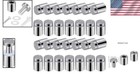 Advertising Screws 48-piece Set Stainless Steel