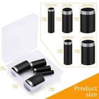 5 Sizes Leather Hole Punch  Hollow Punch Cutter Tool Set With 5 Pcs  Black 