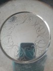 Vintage Etched 10  Silver Plated Plate