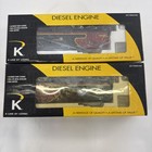 Set  2  K-line Santa Fe Midnight Chief Diesel Engine Alco Powered Unit 6-21198