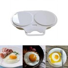 Microwave Egg Poacher Kitchen Steam Maker Cooker 2 Eggs Poach Breakfast Kitchen 