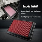 High Flow Engine Air Filter Compatible With Mazda 33-2480