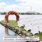 1 Pack White Spandex Stretch Folding Chair Covers For Wedding Party universal   