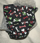 Female Dog Puppy Pet Diaper Washable Pant Sanitary Underwear Bones Bows Xxs