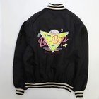 Vintage The Be-bop Cafe Bomber Jacket Size Large