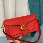 Coach 73995 Tabby 26 Shoulder Bag 2 Way Red Leather Crossbody Outlet