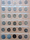 Bulk Lot Of Old Netherlands Coins In Album Pages - Date Runs - Vintage Lot