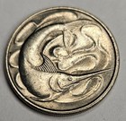 1976 Singapore 20 Cents - Circulated Singaporean Copper Nickel World Coin
