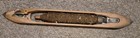 Vintage Wooden Textile Mill Weaving Loom Shuttle Boat  metal Tips