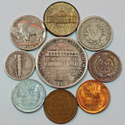 Old Obsolete Us Coin Collection With Silver   Uncirculated 9 Coin Set   lot 6 