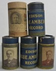 Lot 15  5 Different Edison Blue Amberol Cylinder Record 1514 1517 1856 1980 2147