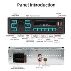 Single 1din Car Stereo Audio Bluetooth Am Fm Mp3 Player Tf Usb Head Unit Radio